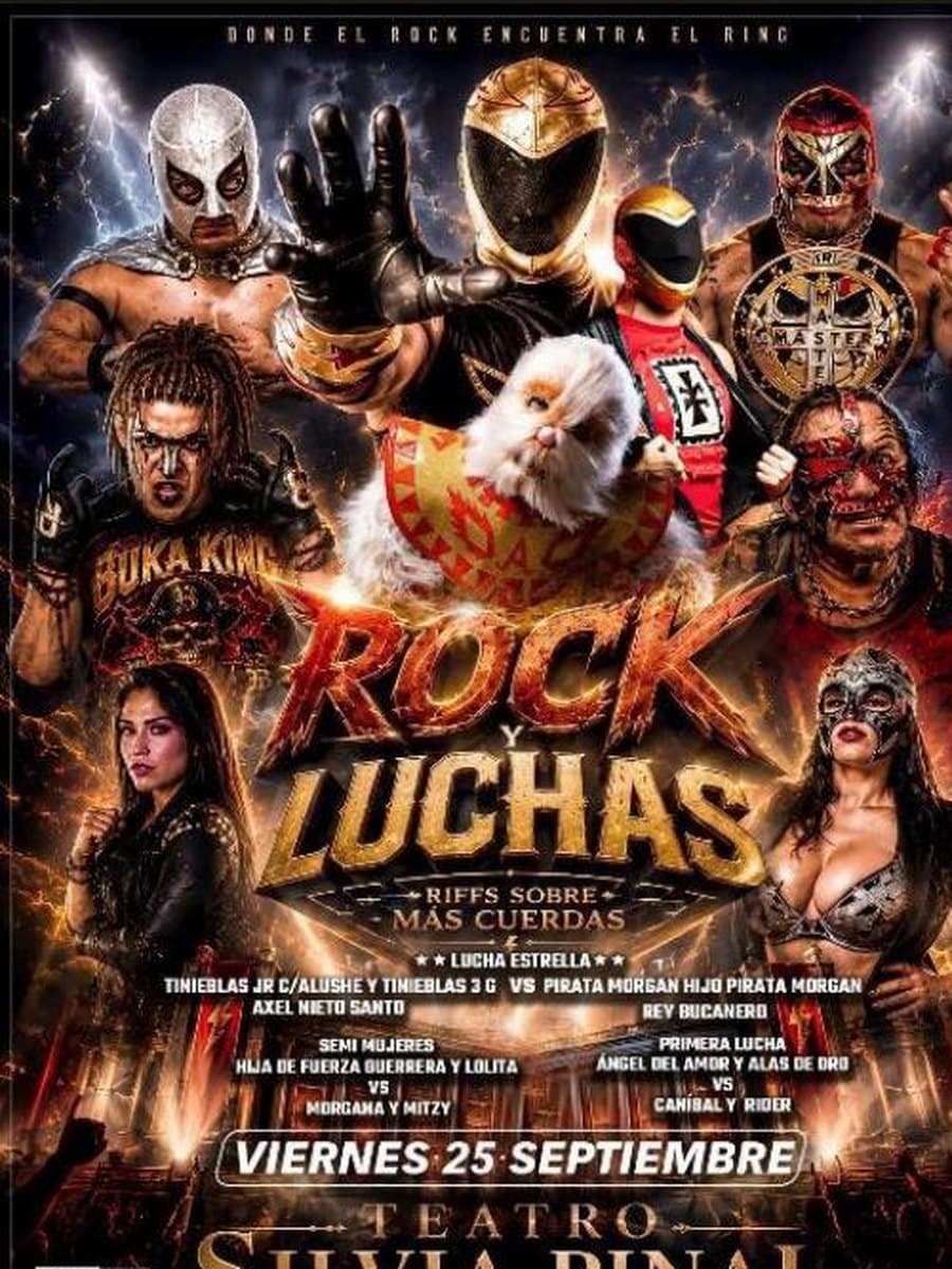 Rock y Luchas — cartel