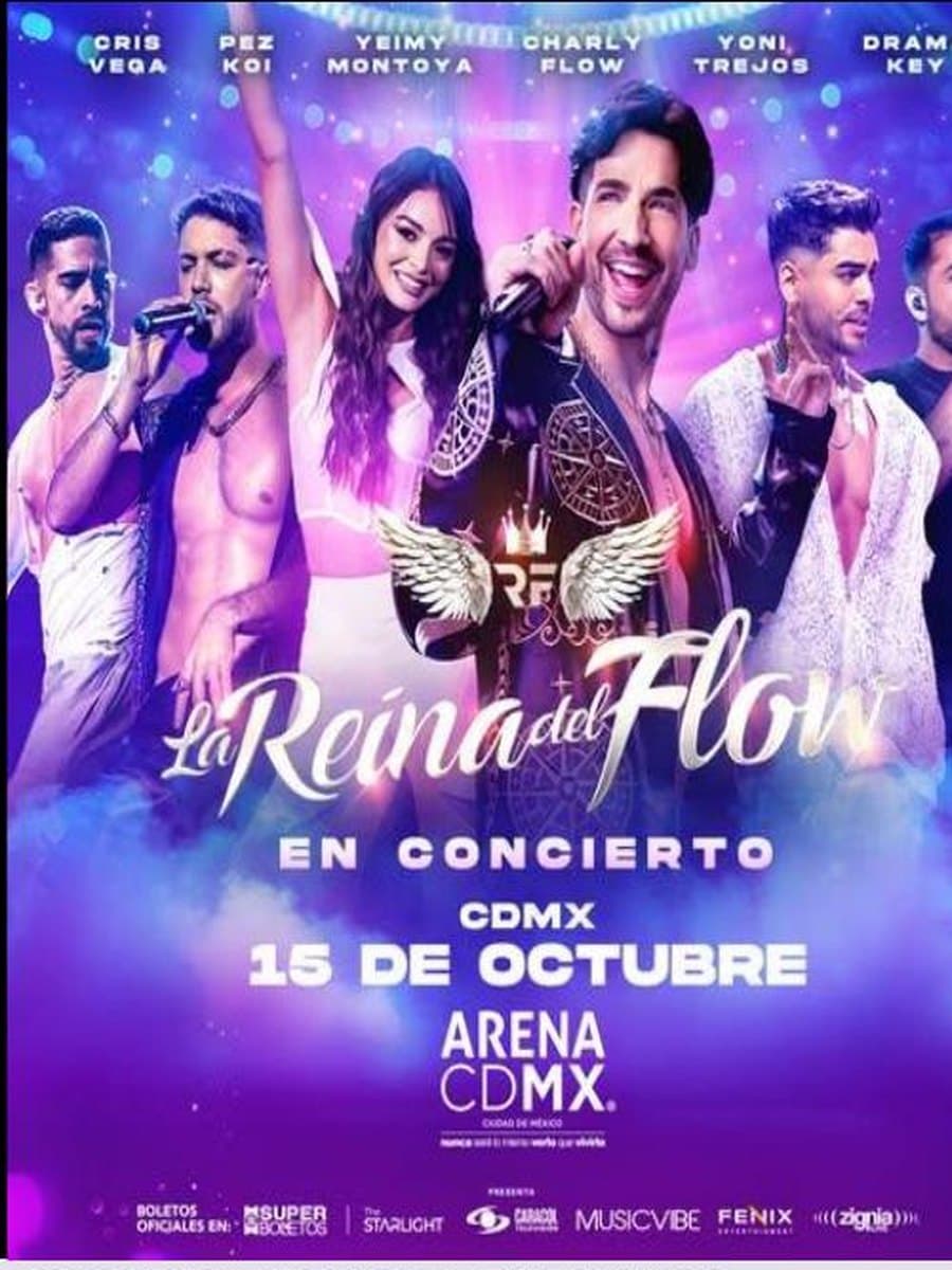 La Reina del Flow en Concierto — cartel