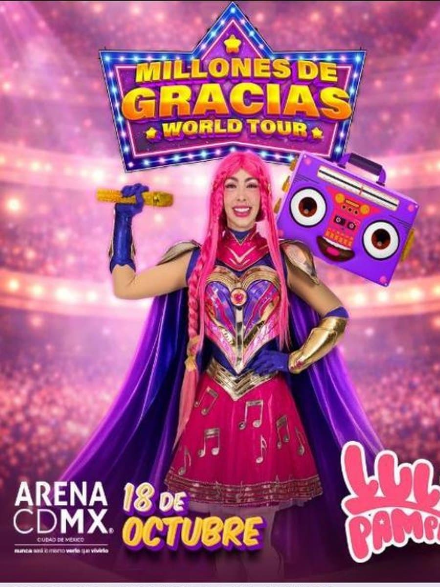 Luli Pampín: Millones de Gracias World Tour — cartel