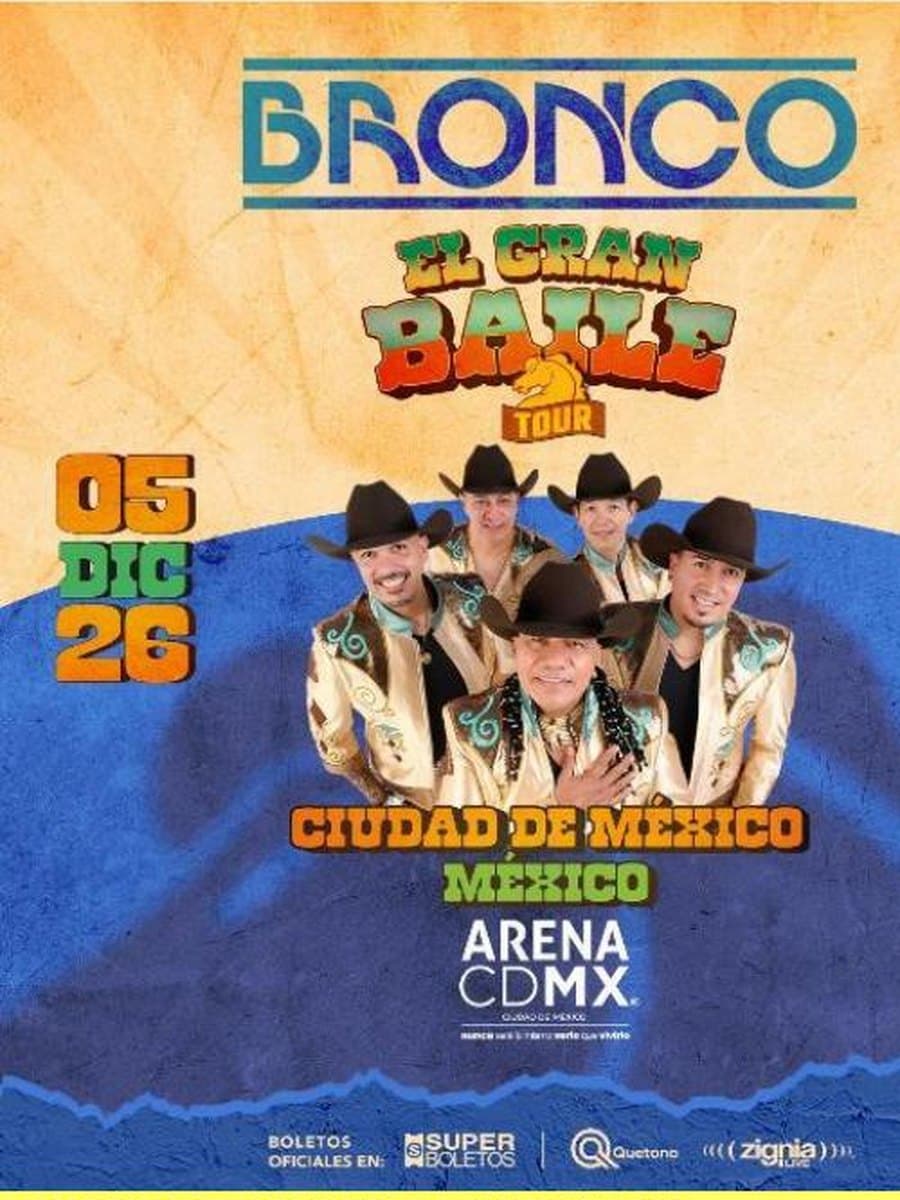 Bronco: El Gran Baile Tour — cartel