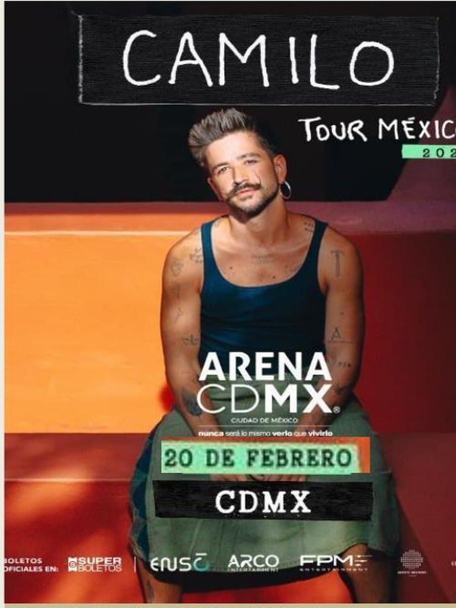Camilo: Tour México — cartel