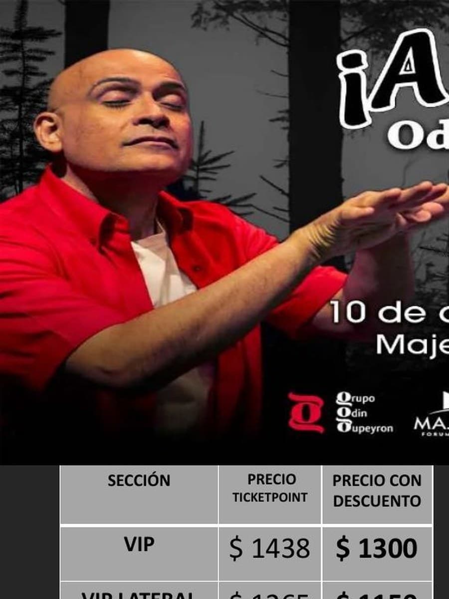 ¡A Vivir! Odin Dupeyron — cartel